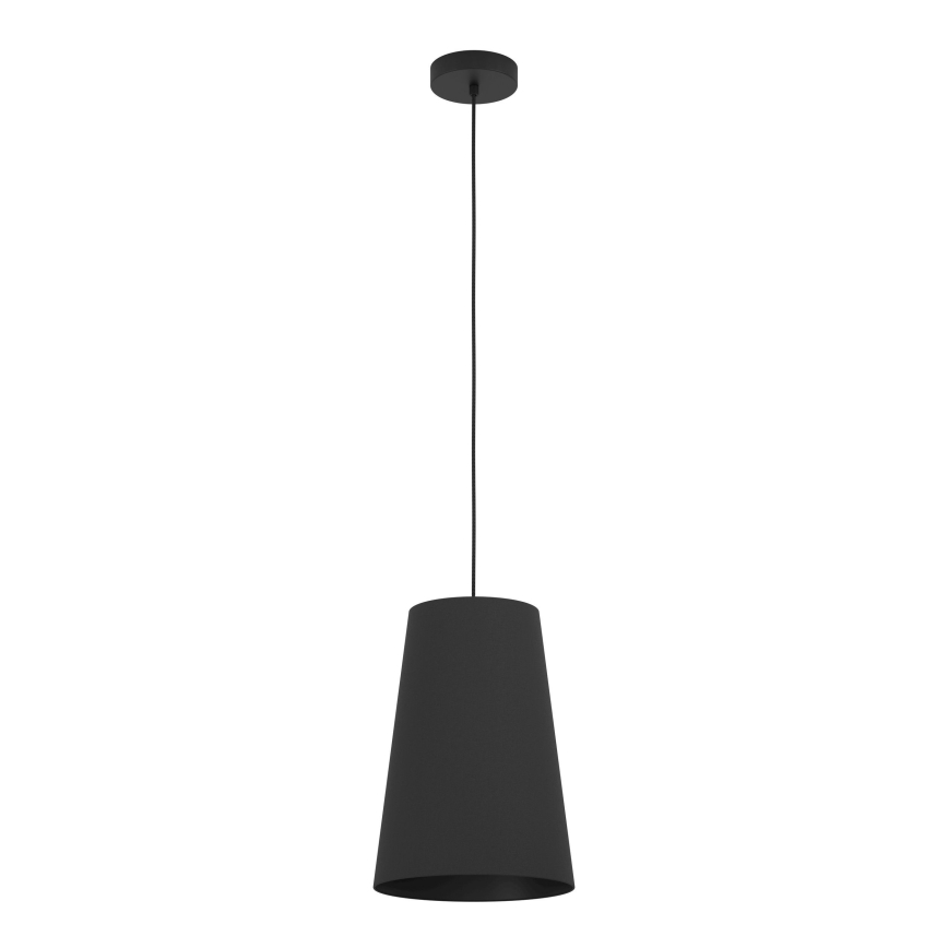 Eglo - Luster na lanku 1xE27/40W/230V čierna