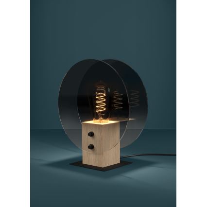 Eglo - Luster na lanku 1xE27/40W/230V dymová