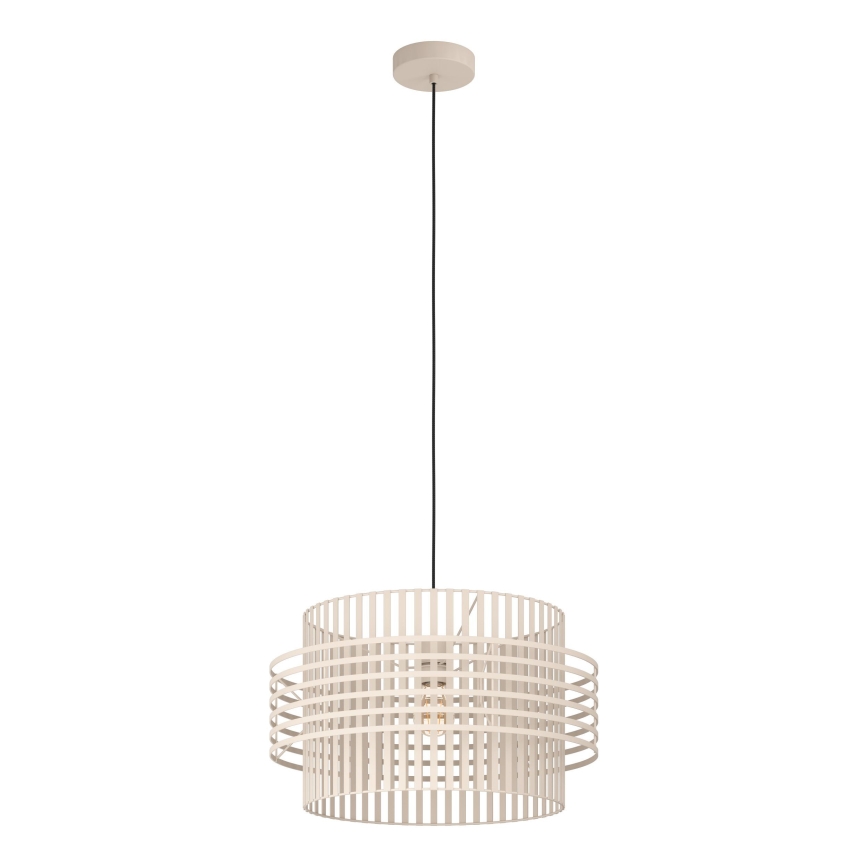 Eglo - Luster na lanku 1xE27/40W/230V pr. 48 cm krémová