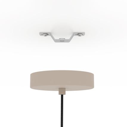 Eglo - Luster na lanku 1xE27/40W/230V pr. 48 cm krémová