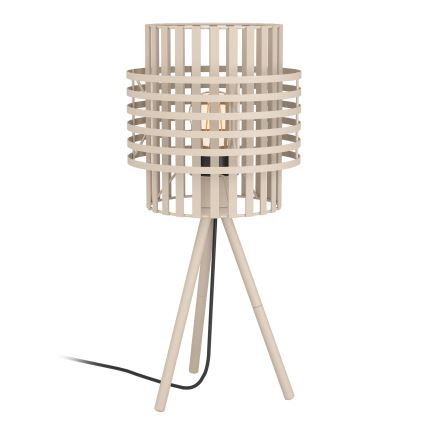 Eglo - Stojacia lampa 1xE27/40W/230V krémová