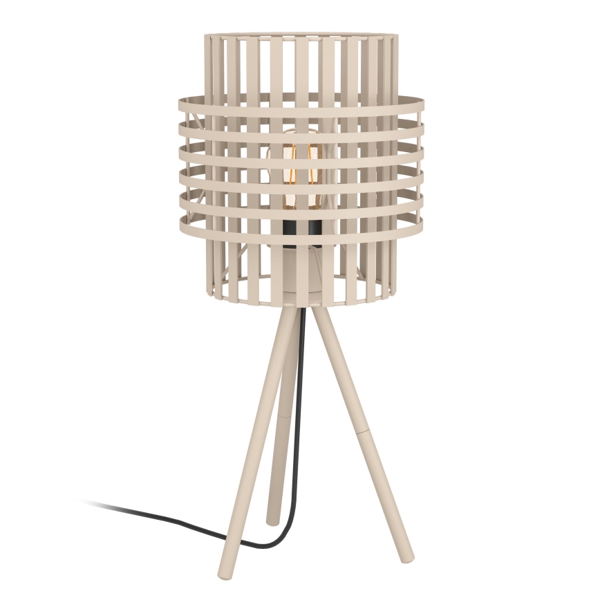 Eglo - Stojacia lampa 1xE27/40W/230V krémová