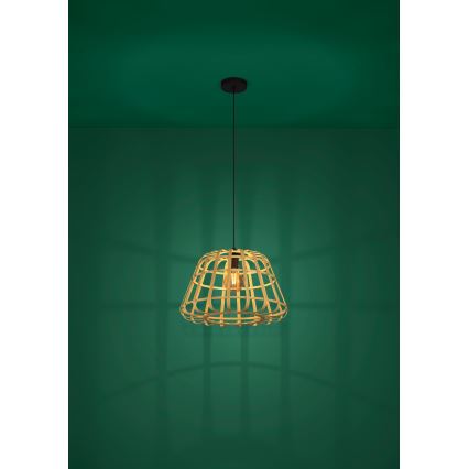 Eglo - Luster na lanku 1xE27/40W/230V pr. 50 cm bambus