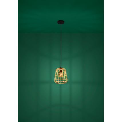 Eglo - Luster na lanku 1xE27/40W/230V pr. 24 cm bambus