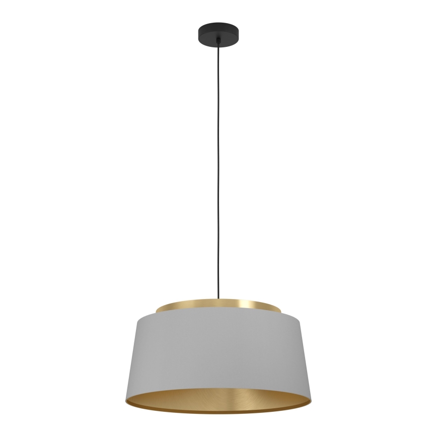 Eglo - Luster na lanku 3xE27/40W/230V šedá/zlatá