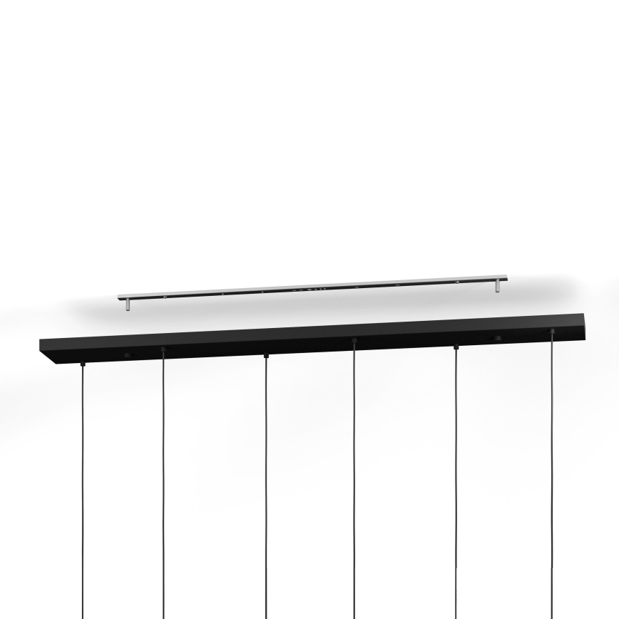 Eglo - Luster na lanku 6xE27/40W/230V čierna/zlatá