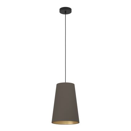 Eglo - Luster na lanku 1xE27/40W/230V hnedá