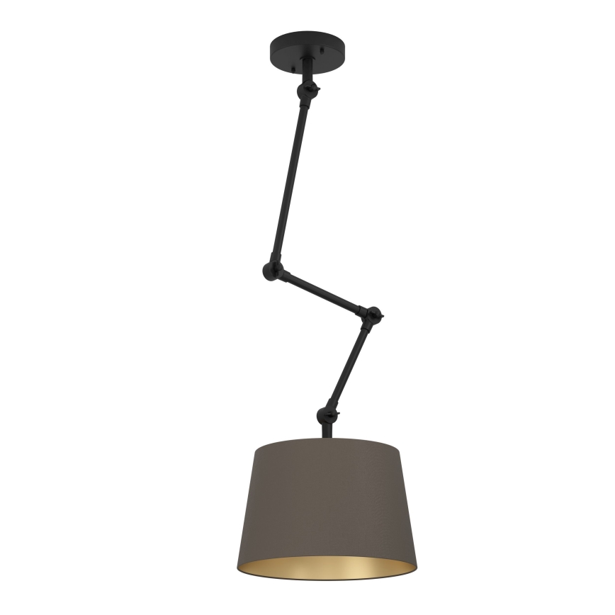 Eglo - Luster na tyči 1xE27/40W/230V hnedá