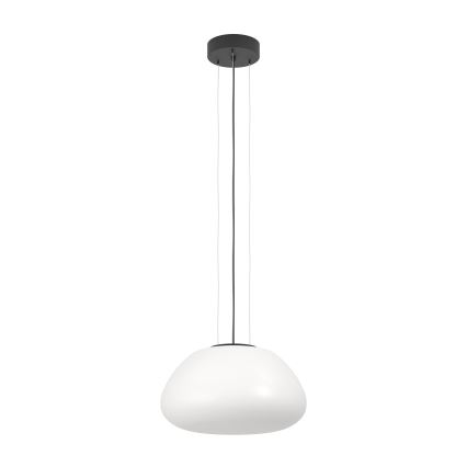 Eglo - Luster na lanku 1xE27/40W/230V čierna