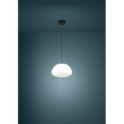 Eglo - Luster na lanku 1xE27/40W/230V čierna