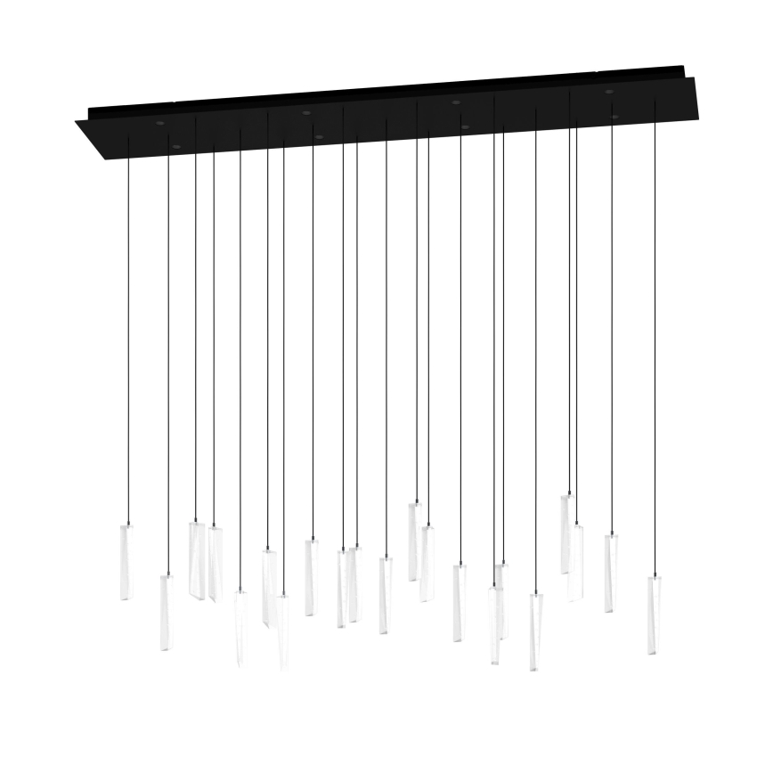 Eglo - LED Stmievateľný luster na lanku 8xLED/4,2W/230V 3000K číra