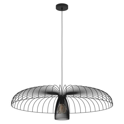 Eglo - Luster na lanku 1xE27/60W/230V pr. 98,5 cm čierna