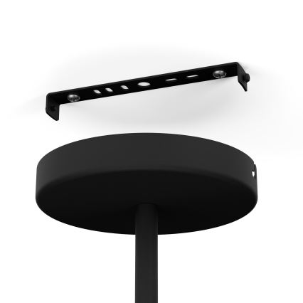 Eglo - Luster na lanku 1xE27/60W/230V pr. 98,5 cm čierna