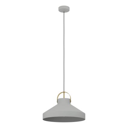 Eglo - Luster na lanku 1xE27/40W/230V šedá