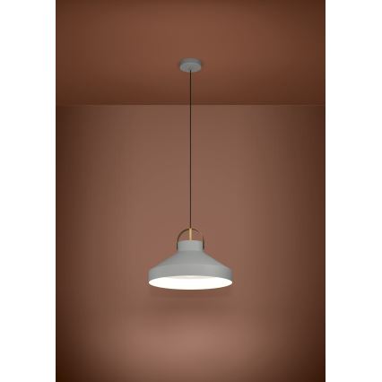 Eglo - Luster na lanku 1xE27/40W/230V šedá