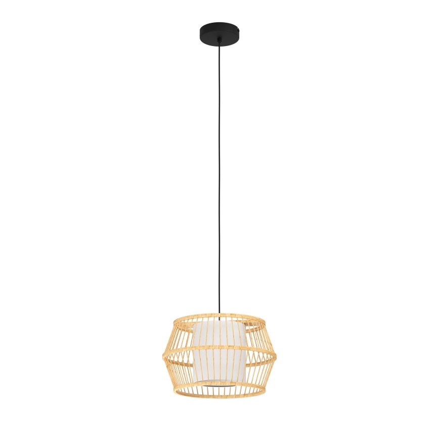 Eglo - Luster na lanku 1xE27/40W/230V bambus