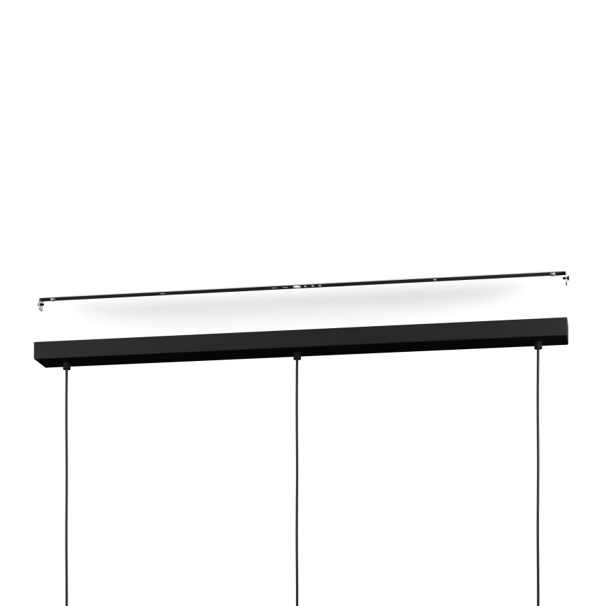 Eglo - Luster na lanku 3xE27/40W/230V bambus