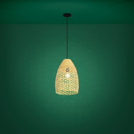 Eglo - Luster na lanku 1xE27/40W/230V pr. 35 cm bambus