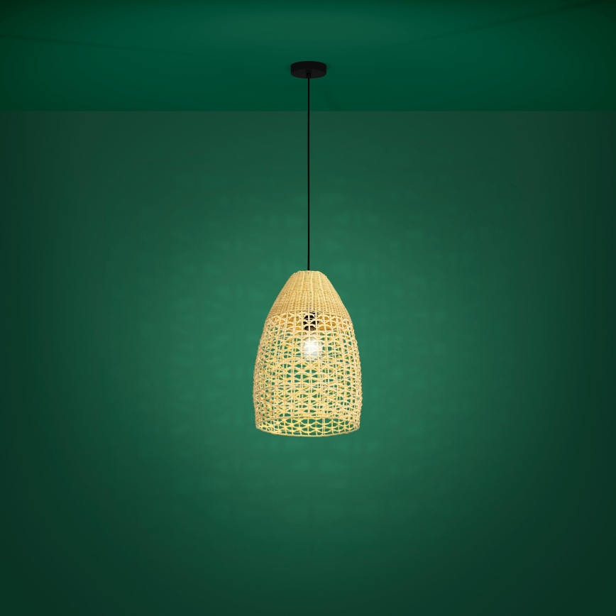 Eglo - Luster na lanku 1xE27/40W/230V pr. 35 cm bambus