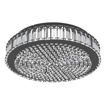 Eglo - LED Stmievateľné stropné svietidlo LED/23,5W/230V 4000K čierna