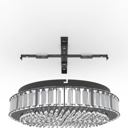 Eglo - LED Stmievateľné stropné svietidlo LED/23,5W/230V 4000K čierna