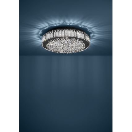 Eglo - LED Stmievateľné stropné svietidlo LED/23,5W/230V 4000K čierna