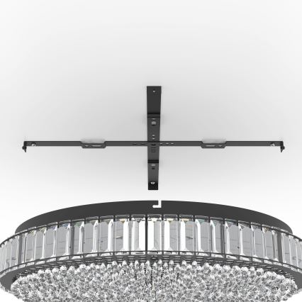 Eglo - LED Stmievateľné stropné svietidlo LED/52,4W/230V 4000K čierna