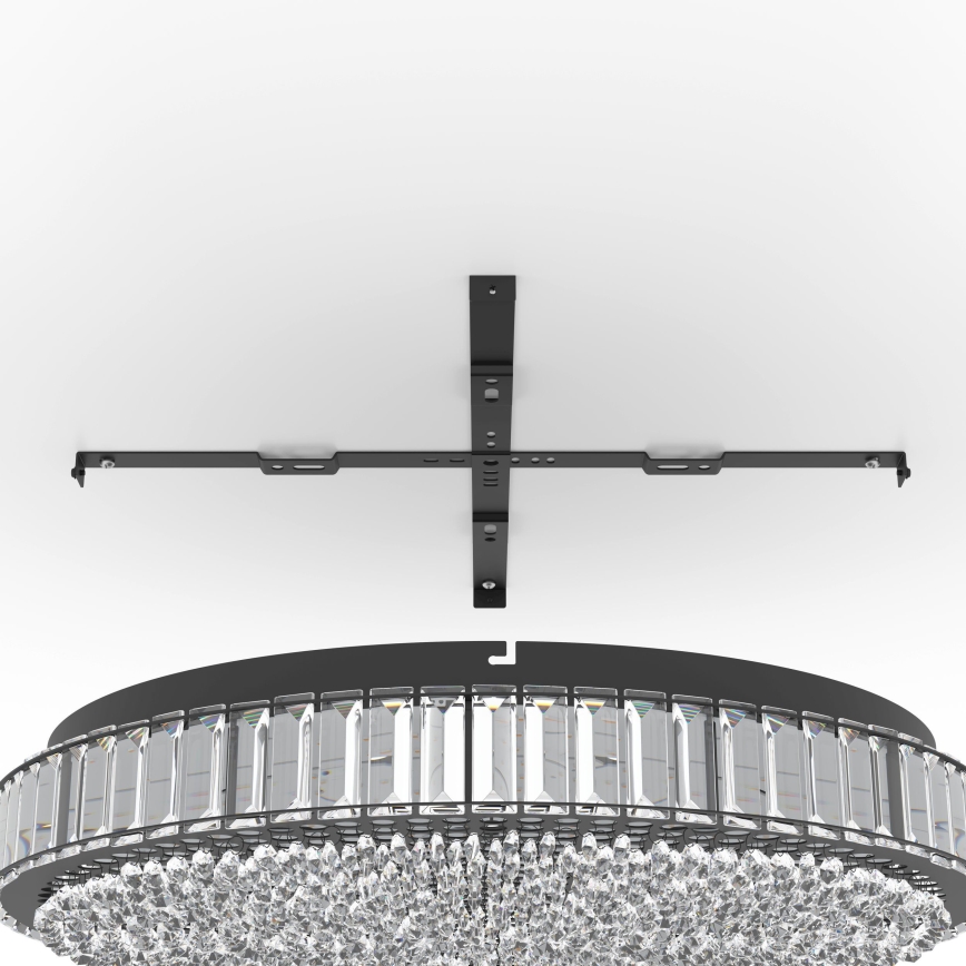 Eglo - LED Stmievateľné stropné svietidlo LED/52,4W/230V 4000K čierna