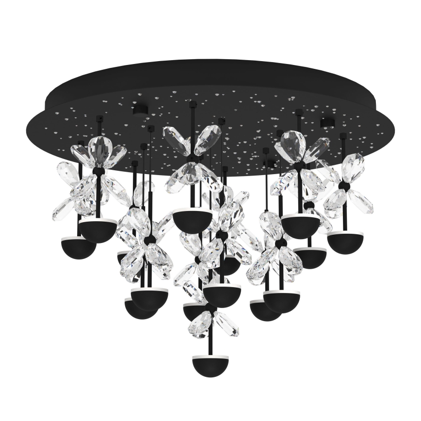 Eglo - LED Stmievateľné stropné svietidlo LED/27W/230V 3000K čierna