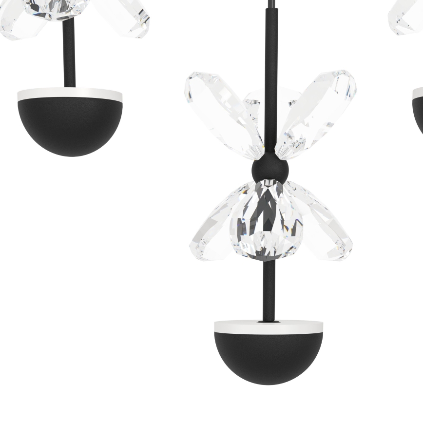 Eglo - LED Stmievateľné stropné svietidlo LED/77,4W/230V 3000K čierna