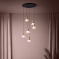 Eglo 390279 - LED Stmievateľný luster na lanku 6xLED/5,4W/230V 3000K pr. 54 cm zlatá