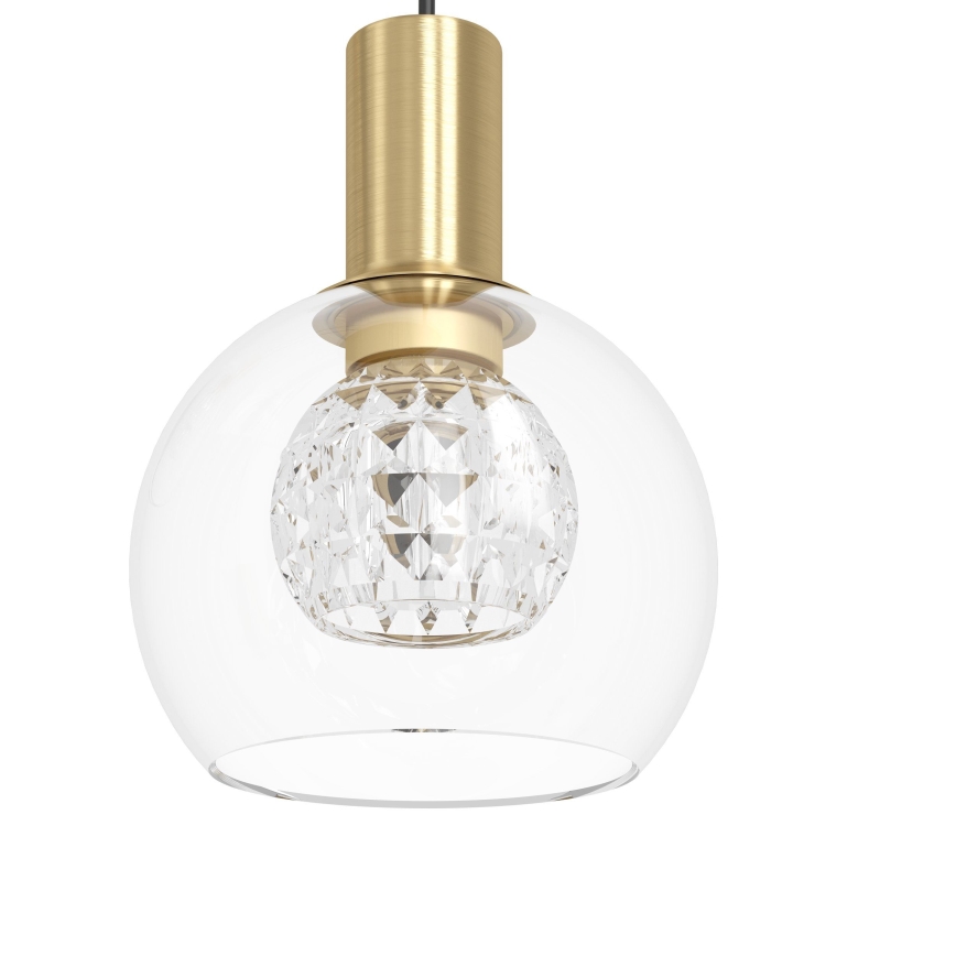 Eglo 390279 - LED Stmievateľný luster na lanku 6xLED/5,4W/230V 3000K pr. 54 cm zlatá