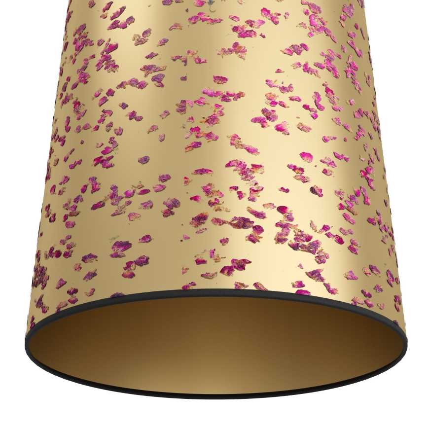 Eglo - Stolná lampa 1xE27/25W/230V zlatá/ružová