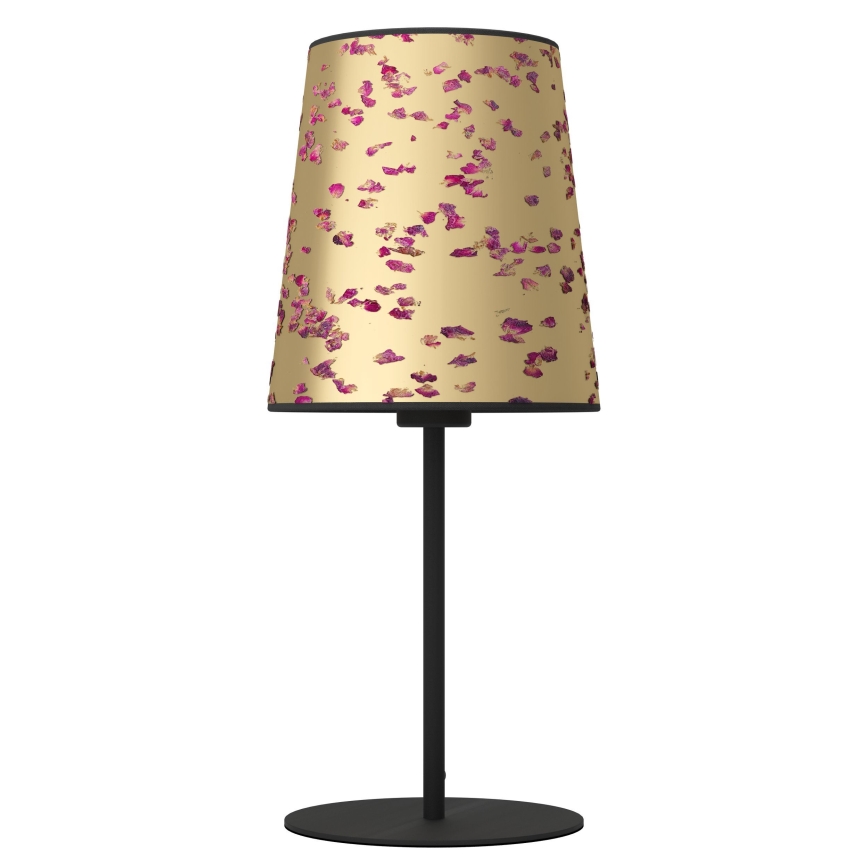 Eglo - Stolná lampa 1xE27/25W/230V zlatá/ružová
