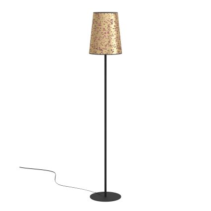 Eglo - Stojacia lampa 1xE27/25W/230V zlatá/ružová