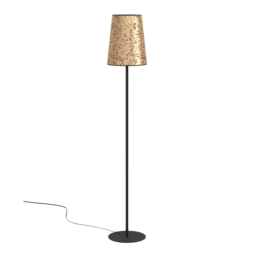 Eglo - Stojacia lampa 1xE27/25W/230V zlatá/ružová