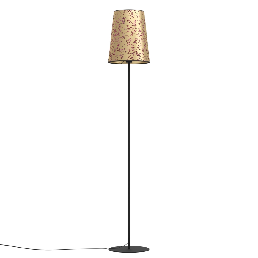 Eglo - Stojacia lampa 1xE27/25W/230V zlatá/ružová