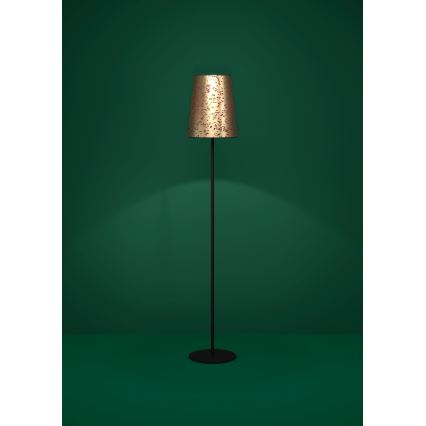Eglo - Stojacia lampa 1xE27/25W/230V zlatá/ružová