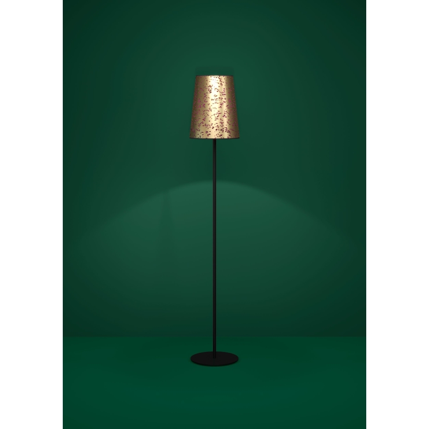 Eglo - Stojacia lampa 1xE27/25W/230V zlatá/ružová