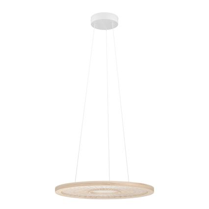 Eglo - LED Stmievateľný luster na lanku LED/36W/230V 4000K béžová