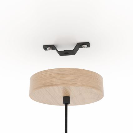 Eglo - Luster na lanku 1xE27/25W/230V béžová