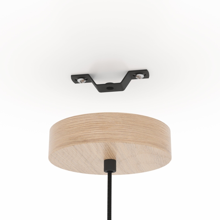 Eglo - Luster na lanku 1xE27/25W/230V béžová