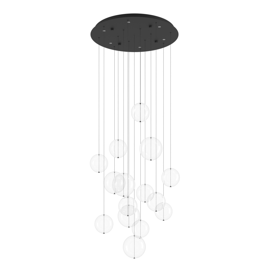 Eglo - LED Stmievateľný luster na lanku 6xLED/4,2W/230V 3000K číra