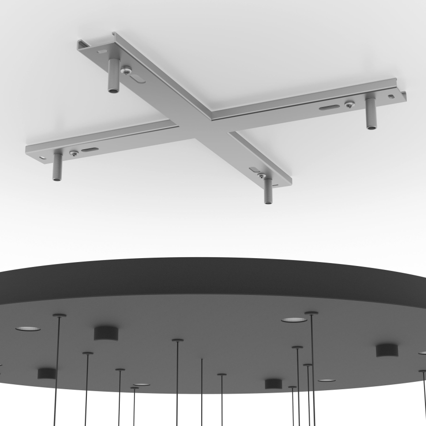 Eglo - LED Stmievateľný luster na lanku 6xLED/4,2W/230V 3000K číra