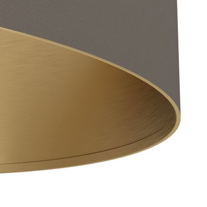 Eglo - Luster na lanku 2xE27/40W/230V hnedá/zlatá