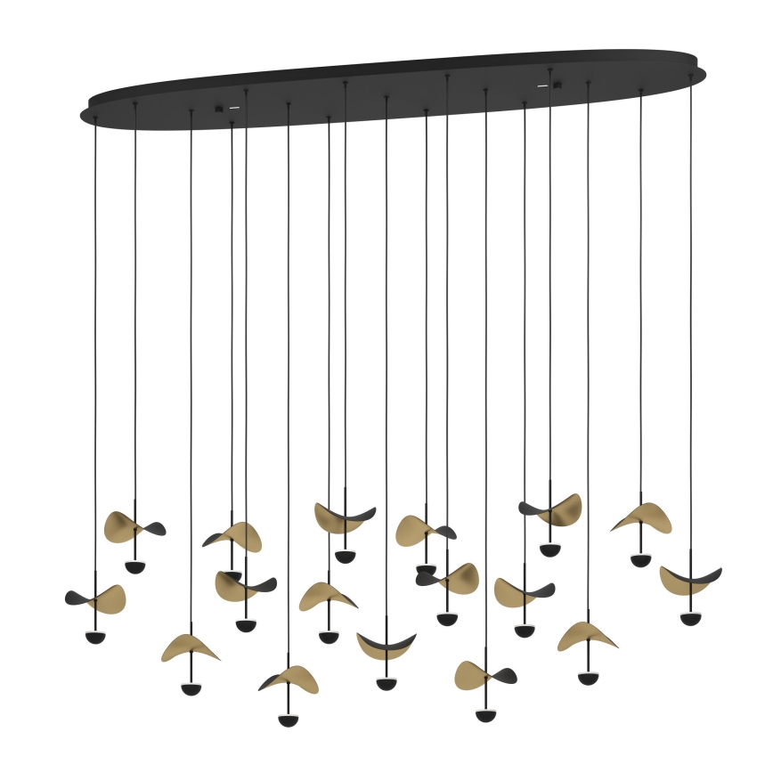 Eglo - LED Stmievateľný luster na lanku 17xLED/2,3W/230V 3000K
