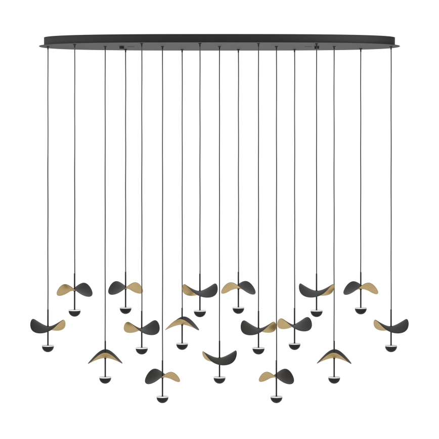 Eglo - LED Stmievateľný luster na lanku 17xLED/2,3W/230V 3000K