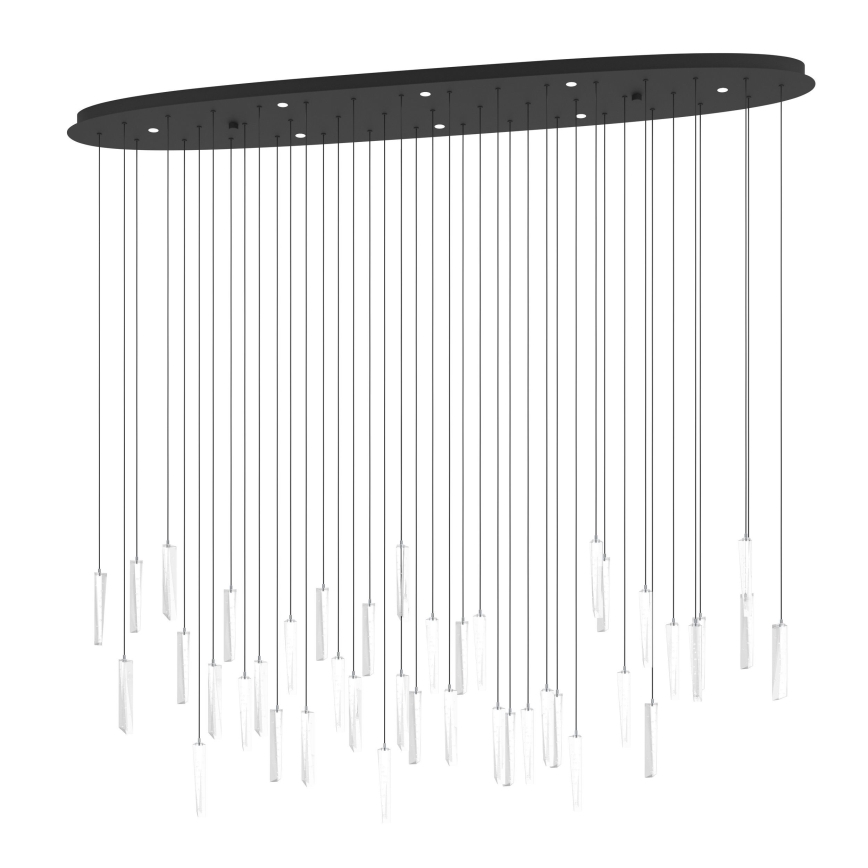 Eglo - LED Stmievateľný luster na lanku 8xLED/4,2W/230V 3000K číra