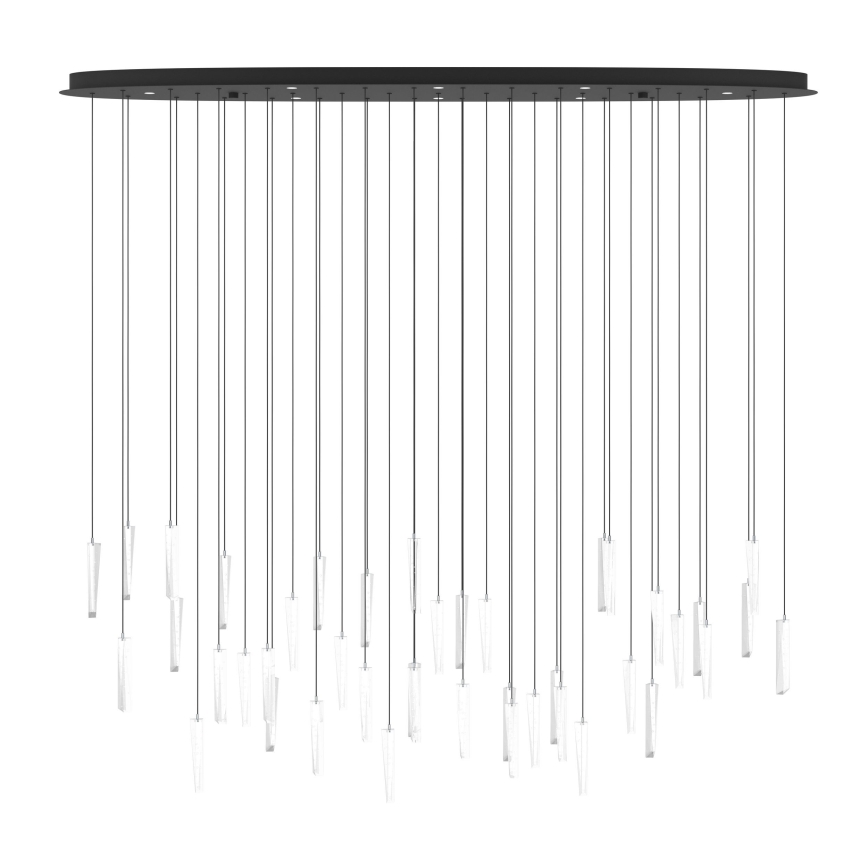 Eglo - LED Stmievateľný luster na lanku 8xLED/4,2W/230V 3000K číra