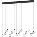 Eglo 390358 - LED Stmievateľný luster na lanku SINDICAT 14xLED/3W/230V čierna/číra